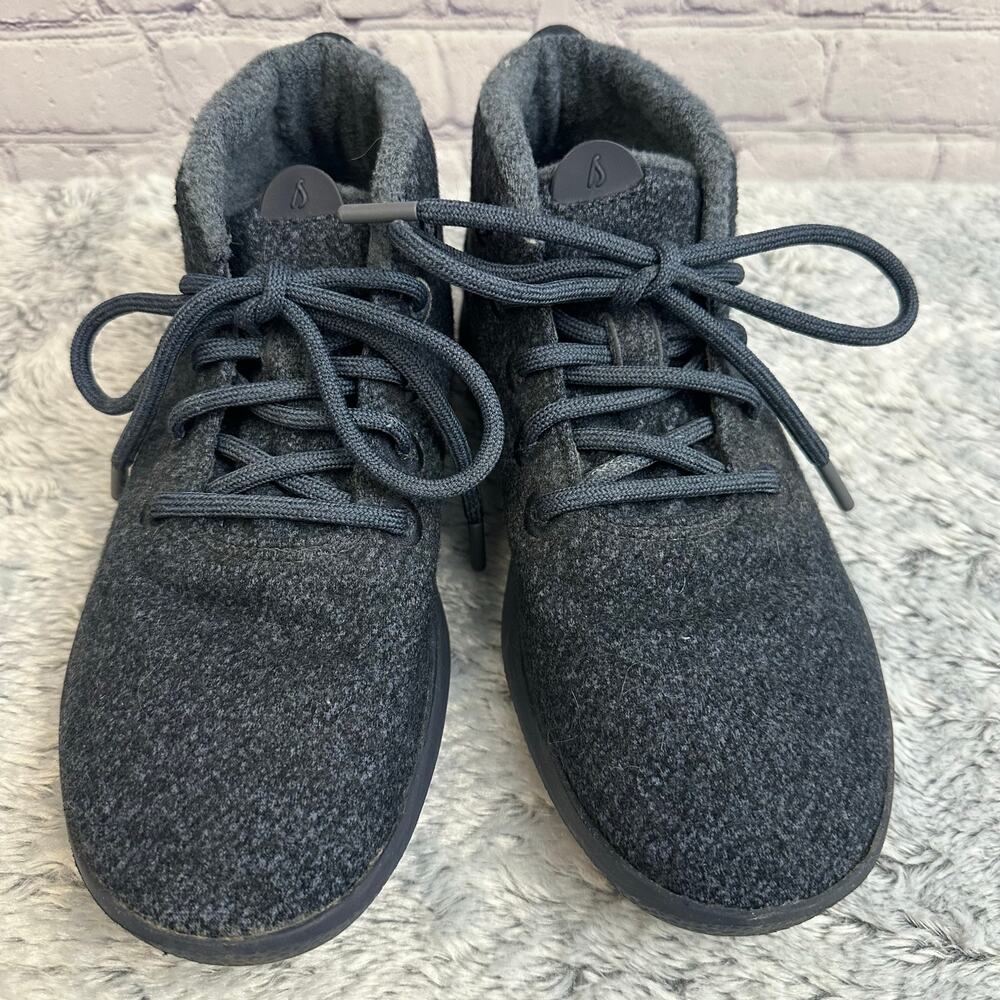 Allbirds Tree Topper High Top Navy Blue Sneakers Size 9 Lightweight Sustainable - Picture 3 of 9